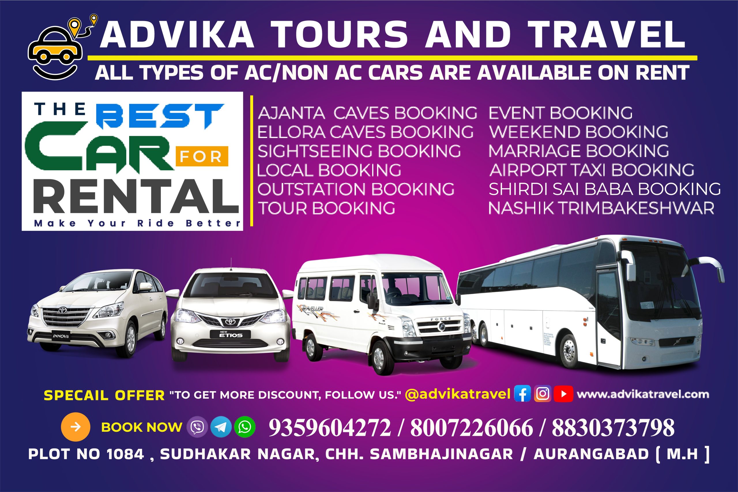 taxi services aurangabad maharashtra